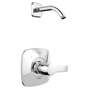 Delta T14252-LHD Delta Tesla Monitor 14 Series Pressure-Balanced Single-Handle Shower Faucet, Lever Handle, ADA, Less Showerhead, Chrome - T14252-LHD