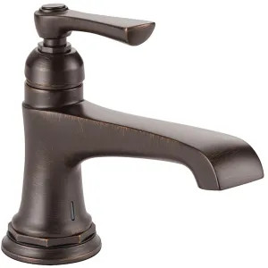 Brizo 65960LF-RB Brizo Rook Single-Handle Deck-Mount Venetian Bronze Bathroom Faucet with SmartTouchPlus, Single-Hole, 1.5 GPM, Less Drain - 65960LF-RB
