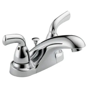 Delta B2510LF-PPU Delta Foundations Deck-Mount Chrome Lavatory Faucet for 4