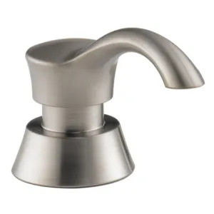 Delta RP50781SP Delta Pilar 13oz Transitional Soap and Lotion Dispenser, Round, SpotShield Stainless - RP50781SP