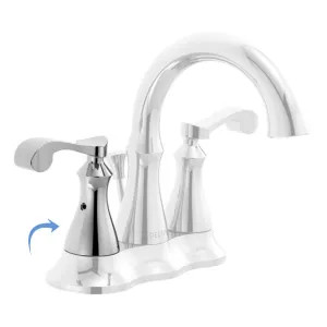Delta RP81287 Delta Arabella Chrome Handle Assembly for 25950LF Two-Handle Centerset Bathroom Sink Faucet - RP81287