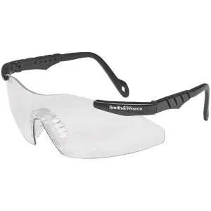 Jackson 3011672 Smith & Wesson Magnum 3G Safety Glass, Clear Scratch Resistant Polycarbonate Lens, Black Nylon Frame