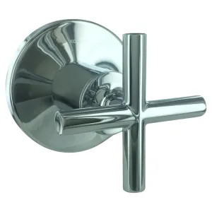 Kohler T14490-3-CP Kohler Purist MasterShower Volume Control Trim, Cross Handle, Polished Chrome - K-T14490-3-CP