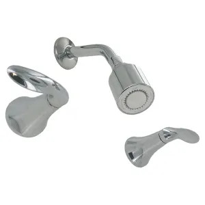 Kohler T15211-4-CP Kohler Coralais Round Two-Handle Shower Faucet, Lever Handles, Less Valve, Polished Chrome - K-T15211-4-CP