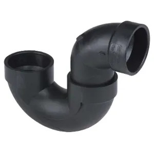 Commodity 3 Inch ABS P-Trap Solvent, ABS Construction