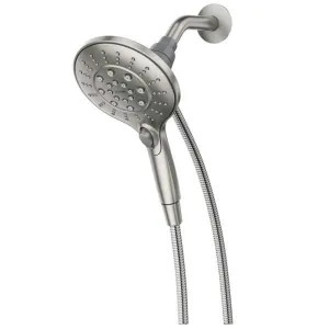 Moen 26112SRN Moen Engage 2.5 GPM Six-Spray Function Wall-Mount Handheld Shower with Magnetix Docking and Hose, 5-1/2