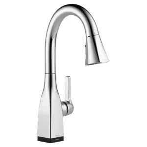 Delta 9983T-DST Delta Mateo Pull-Down Bar/Prep Faucet With Touch2O, Single Handle, Diamond Seal, MagnaTite, ADA, 1.8 GPM - Chrome - 9983T-DST