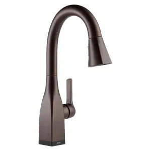 Delta 9983T-RB-DST Delta Mateo Pull-Down Bar/Prep Faucet With Touch2O, Single Handle, Diamond Seal, MagnaTite, ADA, 1.8 GPM - Venetian Bronze - 9983T-RB-DST