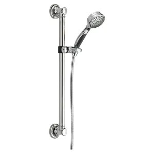 Delta 51900 Delta ActivTouch 9-Setting Hand Shower with Slide Bar, Touch-Clean, WaterSense, 1.75 GPM, Chrome - 51900