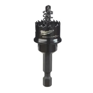 Milwaukee 49-56-9805 Milwaukee 49-56-9805 Thin Wall Hole Saw, 3/4 in Dia, 1/4 in Hexagonal, High Speed Steel