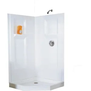   Mustee 742C 42x42 Neo Angle Shower Walls
