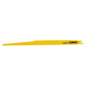 Dewalt DW4804B25 Dewalt DW4804B25 Bi-Metal Taper Reciprocating Saw Blade, 12in L x 3/4in W, 6 TPI