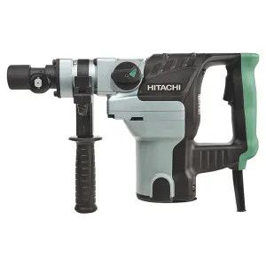 Metabo DH38YE2 Hitachi DH38YE2 Corded Rotary Hammer, 120 V, 8.4 A Spline Chuck, 0 - 510 rpm