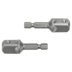 Irwin 3567951C Irwin Socket Adapter, 1/2 in Square Drive, 2 in, Alloy Tool Steel