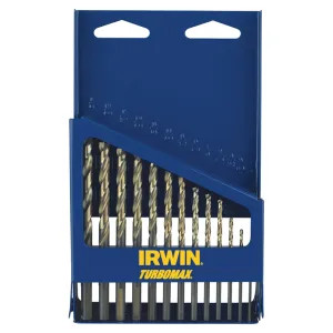 Irwin 73136 Turbomax 73136 Drill Bit Set, 13 Pieces, 1/16 - 1/4 in
