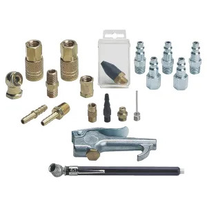 Tru-Flate 41-175 Tru-Flate 41-175 Air Compressor Accessory Kit, 19 Pieces