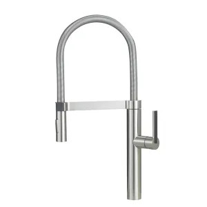 Blanco 441407 Blanco Culina Single Handle Semi-Pro Pull-Down Kitchen Faucet, 1.8 GPM, Satin Nickel - 441407