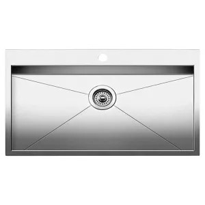 Blanco 516194 Blanco 516194 Satin Polished Precision Single-Bowl Sink, MicroEdge