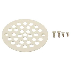 Jones Stephens C6089AL Jones Stephens Almond 4-1/4-Inch Round Shower Strainer - C6089AL