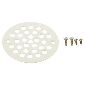 Jones Stephens C6089BI Jones Stephens Biscuit 4-1/4-Inch Round Shower Strainer - C6089BI