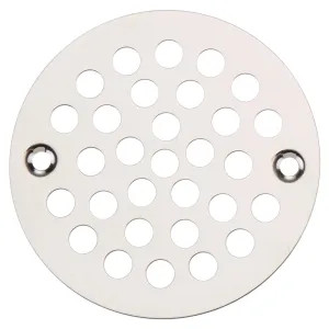 Jones Stephens C6089PS Jones Stephens Polished Stainless 4-1/4-Inch Round Shower Strainer - C6089PS