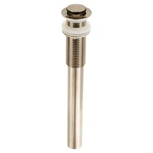 Jones Stephens P3503BN Jones Stephens P3503BN Brushed Nickel Pop-Up Drain With Overflow