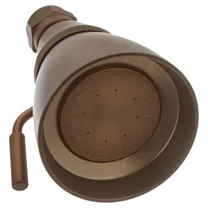 Jones Stephens S0101WB Jones Stephens 3in Adjustable Wall Mount Shower Head, Round, Solid Brass, 2.5 GPM, Old World Bronze - S0101WB