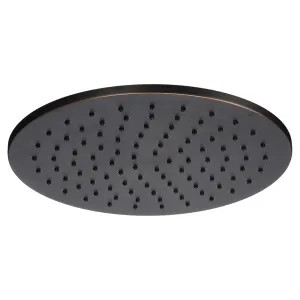 Jones Stephens S0193WB Jones Stephens 10in Round Rain Shower Head with Rubber Tips, 2.5 GPM, 80 PSI, Old World Bronze - S0193WB