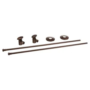 Jones Stephens S1034RB Jones Stephens S1034RB Oil-Rubbed Bronze Lavatory Supply and Stop Kit