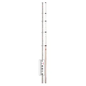 CST 06-816C CST 06-816 Telescoping Leveling Rod Rectangular, 16 ft L, Feet/10ths/100ths, Aluminum