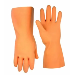 CLC 2308M CLC 2308M Medium Orange Latex Stripper Gloves