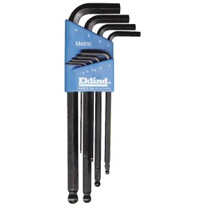 Eklind 13609 Eklind 13609 L Handle Hex Key Set, 9 Pieces