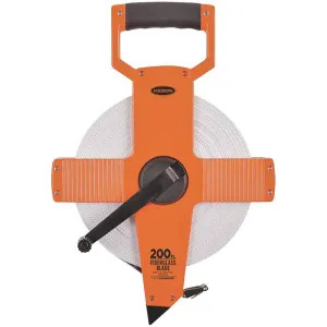 Keson OTR18200 Keson OTR Open Reel Measuring Tape, 200ft x 3/8