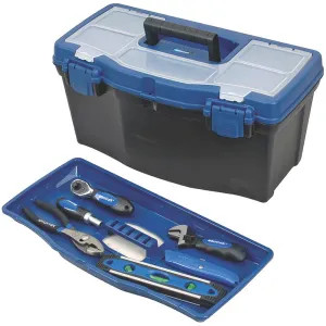 Mintcraft 320100 Vulcan Tool Boxes, Plastic, 19-1/2L x 10-1/2W x 9-1/2H Inch - 320100