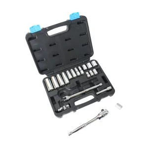Vulcan TS1020-M Vulcan 20-Piece Metric Socket Set with 3/8