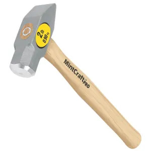 Mintcraft 33701 Vulcan Cross Pein Hammer with 2 lb Steel Head and 16