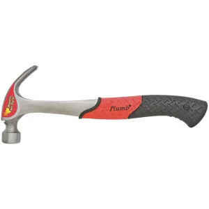Plumb SS16CN/SS16C Plumb SS16CN/SS16C Curved Claw Hammers, Solid Steel, 16 Oz Head