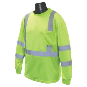 Radians ST21-3PGS-L Radians ST21-3PGS-L Long Sleeve T-Shirt, Large Unisex, 100% Polyester Birds-Eye Mesh