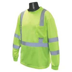 Radians ST21-3PGS-XL Radians ST21-3PGS-XL Long Sleeve T-Shirt, X-Large Unisex, 100% Polyester Birds-Eye Mesh