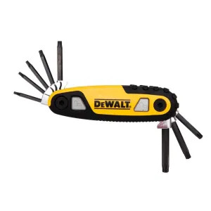 Stanley DWHT70264 DeWalt Torx DWHT70264 Locking Hex Key Set, 8 Pieces