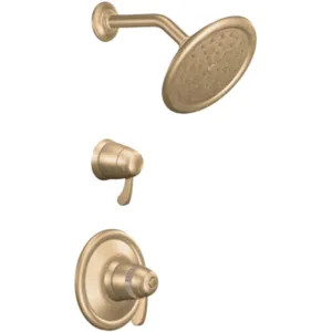 Moen TS3400BB Moen ExactTemp Two-Handle Thermostatic Shower Faucet with 7