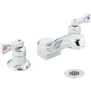 Moen 8224 Moen 8224 M-Dura Chrome Two Handle Lavatory Faucet