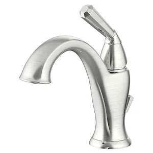Ultra Faucets UF35213 Ultra Faucets Z Collection One-Handle Bathroom Faucet with Maching Pop-Up Assembly, 1.2GPM, Neoperl Aerator, Lever Handle, Brushed Nickel - UF35213