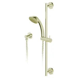 Ultra Faucets UF79603-7 Ultra Faucets Z ABS Hand Shower with Metal Slide Bar, Ell, and 60in Hose, 2.0 GPM, Brushed Nickel - UF79603-7