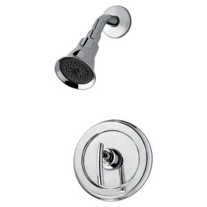 Ultra Faucets UF78800-1 Ultra Faucets Sweep Collection Single-Handle Pressure-Balanced Shower Faucet, Metal Lever Handle, ADA, Chrome - UF78800-1