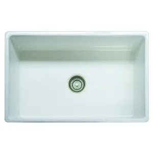Franke FHK710-30WH Franke FHK710-30WH Single Bowl Apron Front Fireclay Apron Front Sink - White