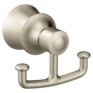 Moen YB2103BN Moen YB2103BN Dartmoor Double Robe Hook - Brushed Nickel