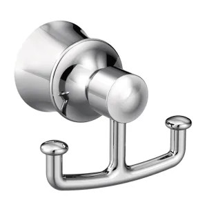Moen YB2103CH Moen YB2103CH Dartmoor Double Robe Hook - Chrome