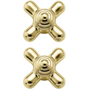 Moen 97562 Moen 97562 Part Handle Monticello Cross Insert Small 2 Polished Brass Monticello