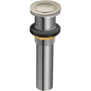 Moen 131553BN Moen 131553BN Part Pop-Up Drain with Overflow Brushed Nickel